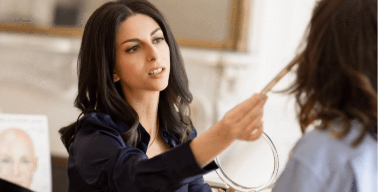 Consultation médicale esthétique avant harmonisation du visage – Dr Tordjmann Leslie – Paris